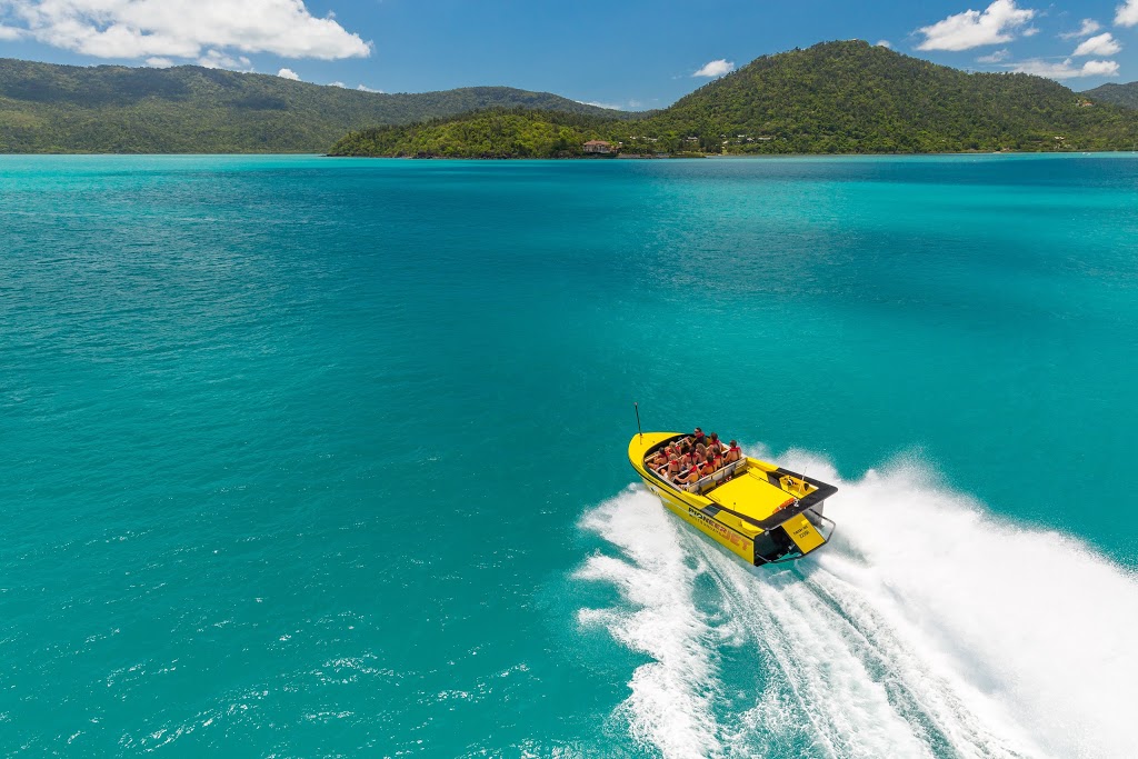 Pioneer Jet Whitsundays | N00 Southern end, Coral Sea Marina, Shingley Dr, Airlie Beach QLD 4802, Australia | Phone: 1800 335 975