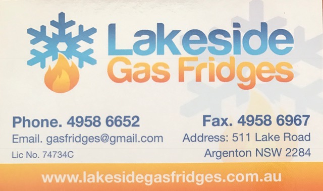 Lakeside Gas Fridges | 511 Lake Rd, Argenton NSW 2284, Australia | Phone: 0435 447 005