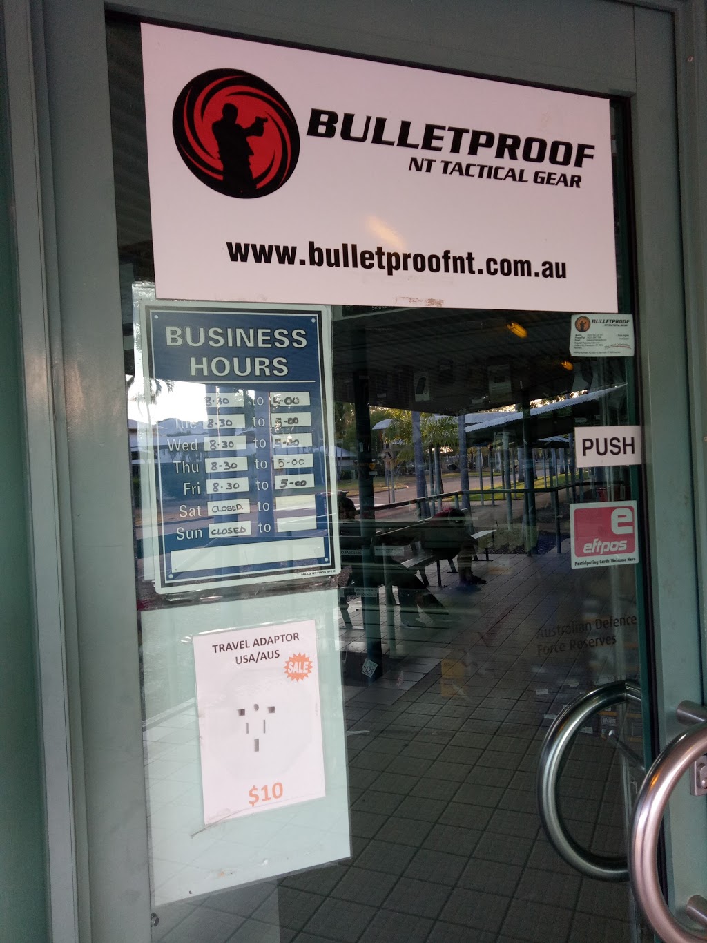 Bulletproof NT Tactical Gear | clothing store | Building 627/455 Thorngate Rd, Holtze NT 0829, Australia | 0889470935 OR +61 8 8947 0935