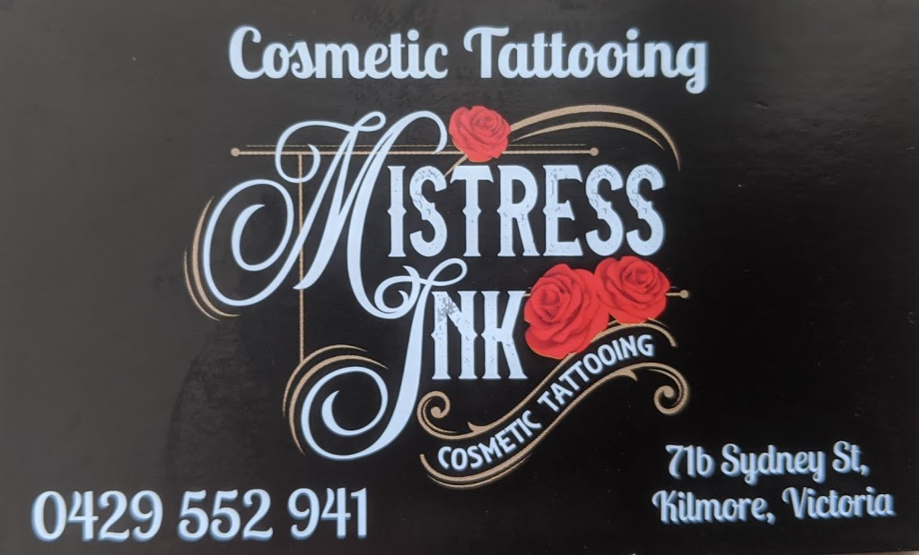 Mistress Ink | 16 Pretty Sally Dr, Wallan VIC 3756, Australia | Phone: 0429 552 941