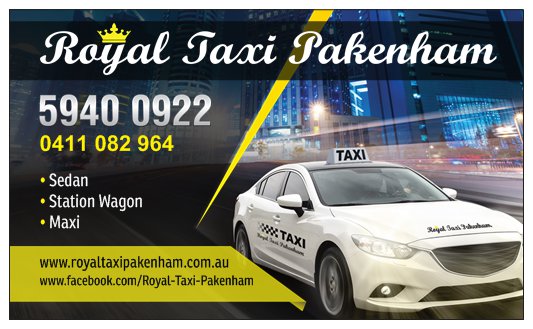 Royal Taxi Pakenham | 23 Montalto Dr, Pakenham VIC 3810, Australia | Phone: (03) 5940 0922