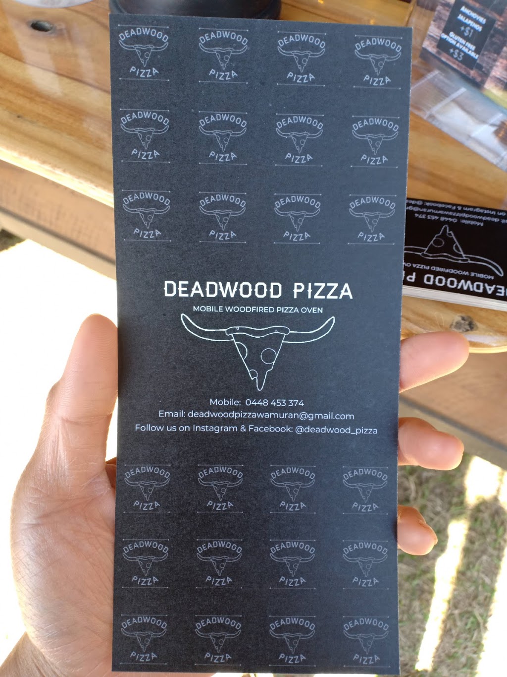 Deadwood Pizza | meal takeaway | 14A Mole St, Wamuran QLD 4512, Australia | 0448453374 OR +61 448 453 374