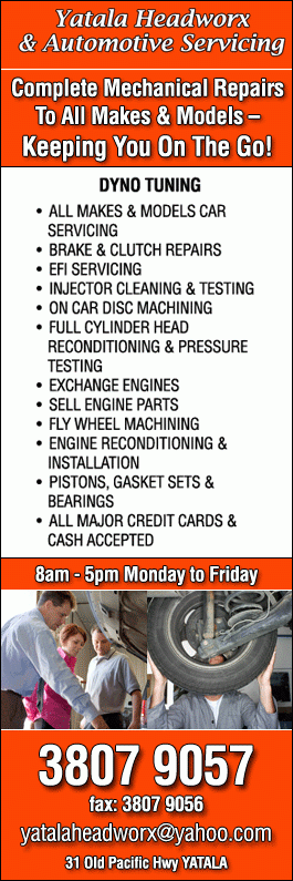 Yatala Head Worx and Automotive Servicing | car repair | 4/31 Old Pacific Hwy, Yatala QLD 4207, Australia | 0738079057 OR +61 7 3807 9057