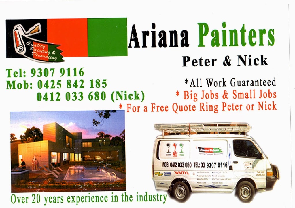 Ariana Painters | 24 Como Ave, melbourne VIC 3023, Australia | Phone: 0431 749 456