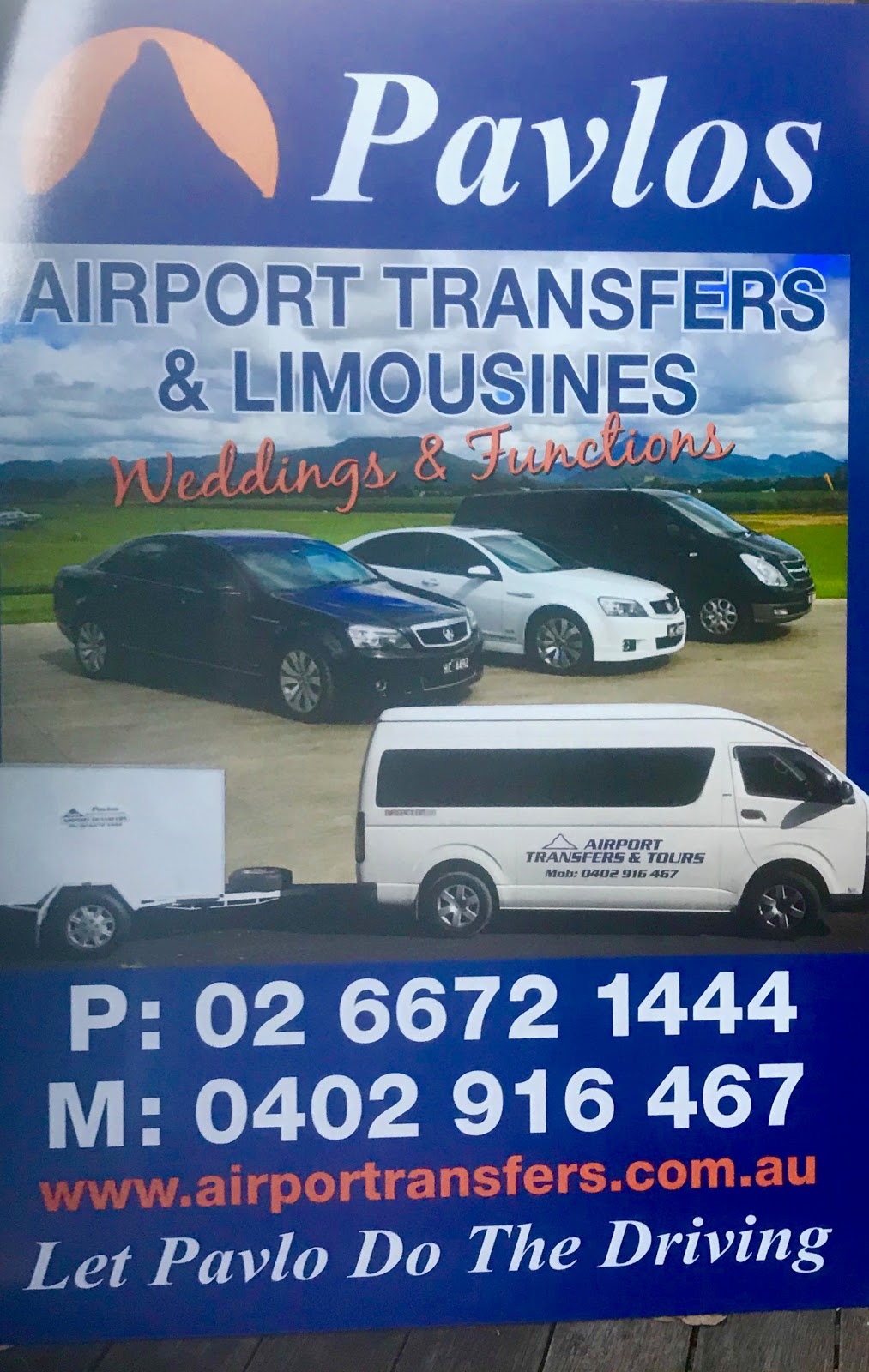 PAVLOS Airport Transfers | 1 Tree St, Murwillumbah NSW 2484, Australia | Phone: 0402 916 467