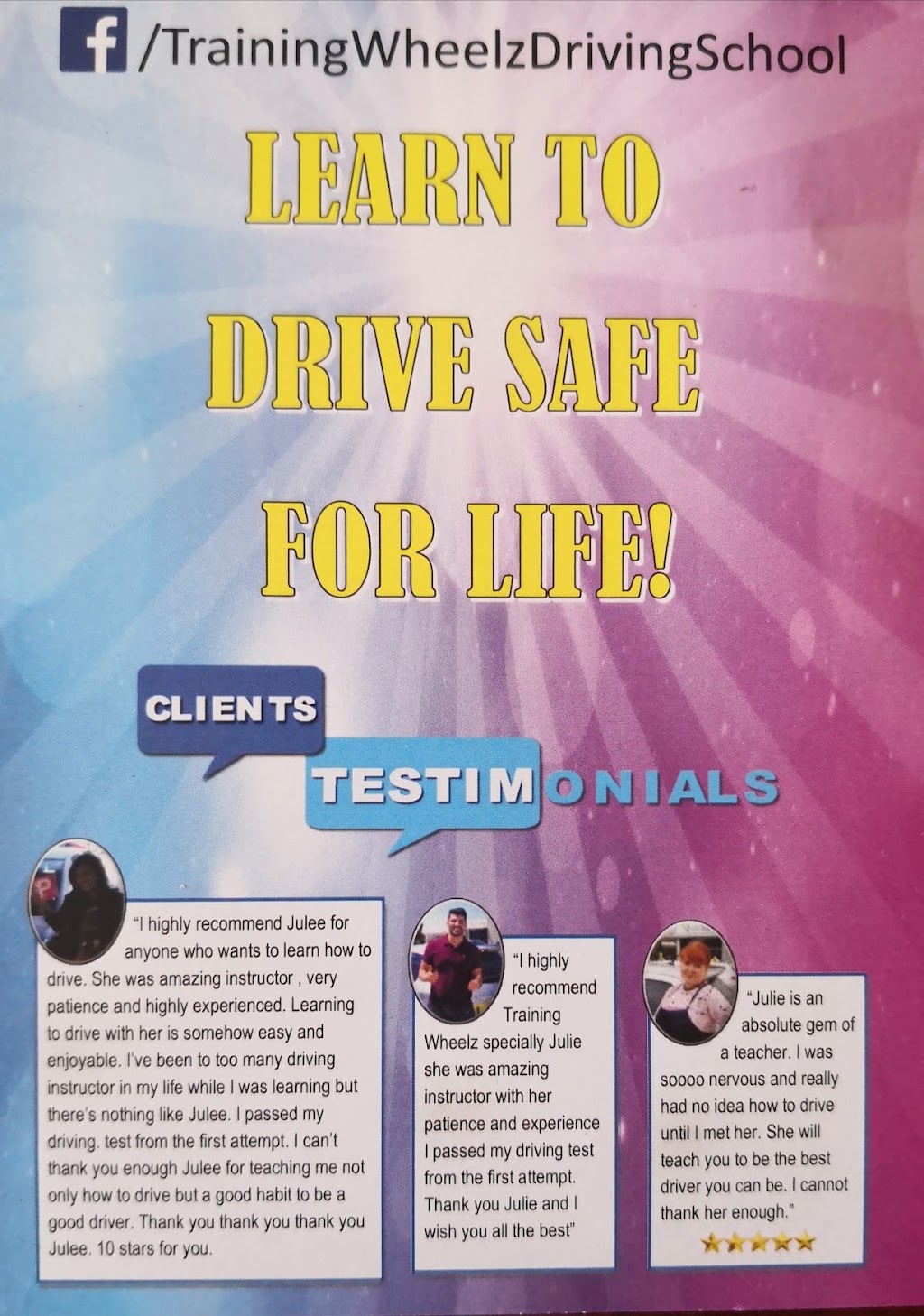 Training wheelz driving school | Weaver St, Doreen VIC 3754, Australia | Phone: 0421 271 159