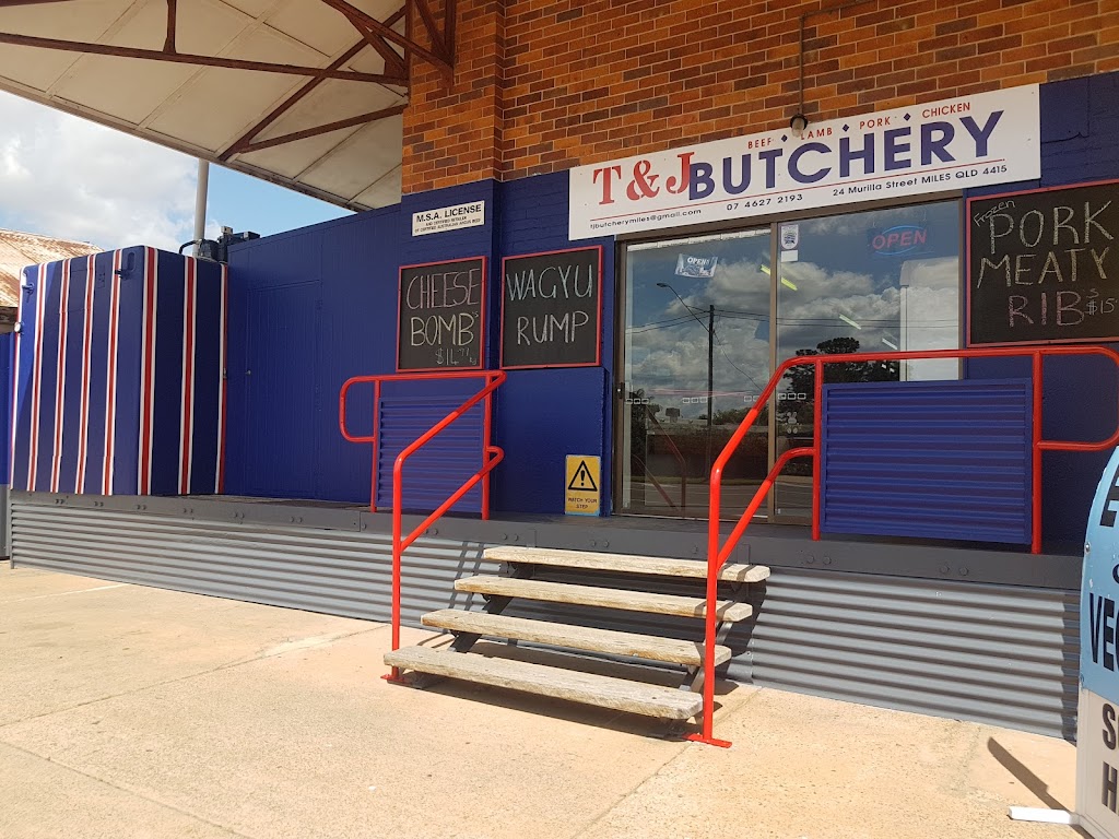 T&J Butchery | food | 24 Murilla St, Miles QLD 4415, Australia | 0746272193 OR +61 7 4627 2193