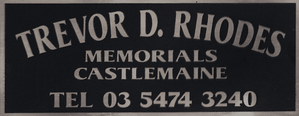 Trevor D Rhodes Memorials Castlemaine | Cemetery Rd, Campbells Creek VIC 3451, Australia | Phone: (03) 5443 1435