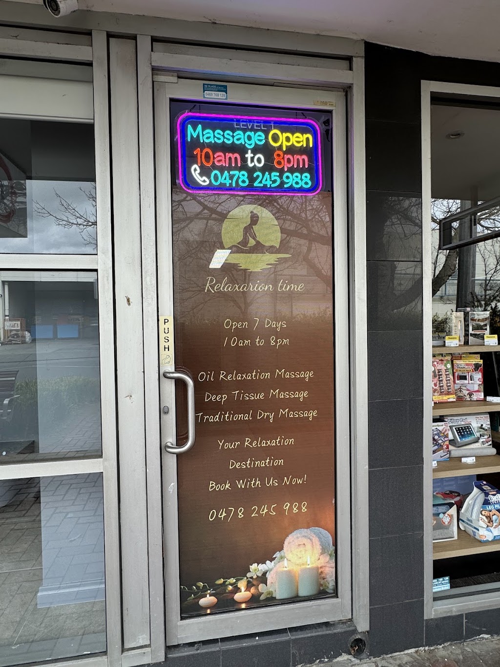 Relaxation Time Mt Waverley | L1/18 Hamilton Pl, Mount Waverley VIC 3149, Australia | Phone: 0478 245 988