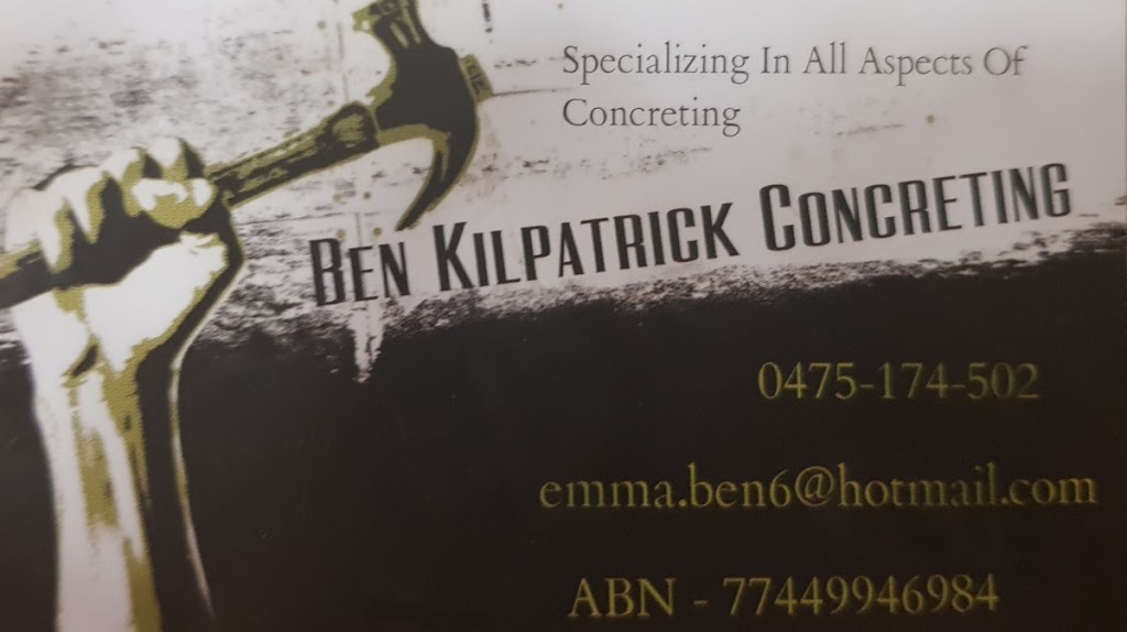 Ben Kilpatrick Concreting | general contractor | 1 Davies St, Gillieston Heights NSW 2321, Australia | 0475174502 OR +61 475 174 502
