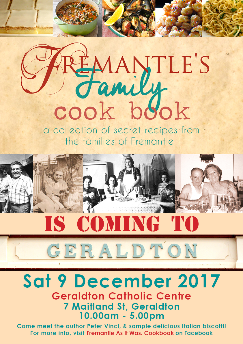 Fremantles Family Cookbook | 170 South Terrace, Fremantle WA 6160, Australia | Phone: 0474 076 484