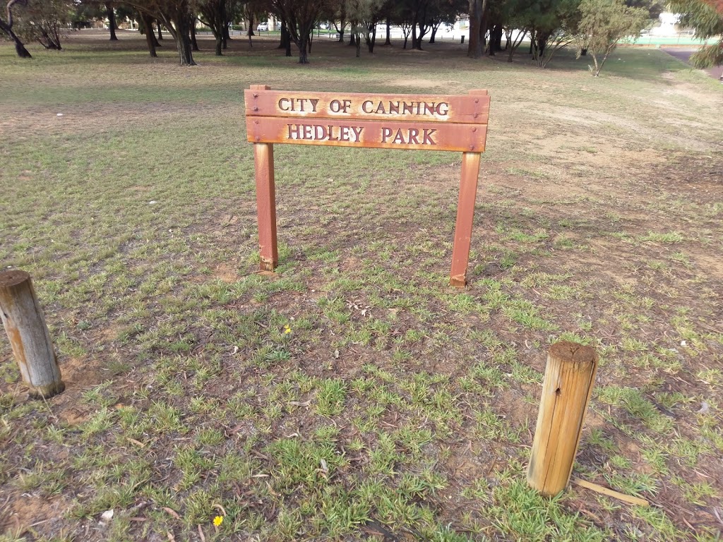 Hedley Park | park | Manning Rd, Bentley WA 6102, Australia | 0892310606 OR +61 8 9231 0606