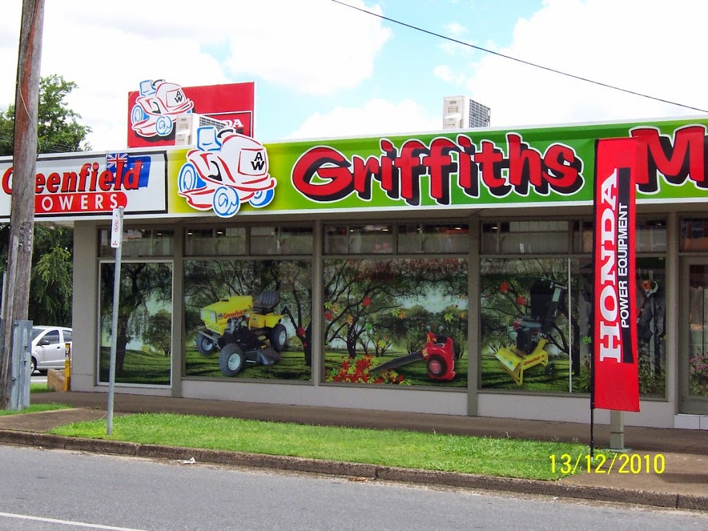 Griffiths Mowers | 122 Glebe Rd, Booval QLD 4304, Australia | Phone: (07) 3281 2311