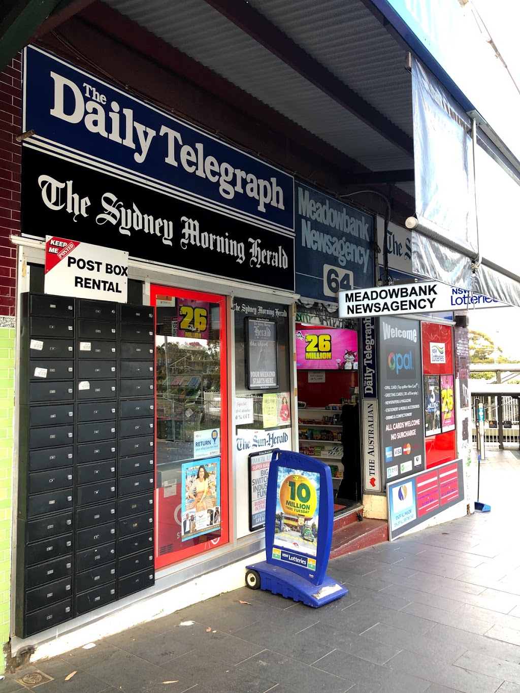 Meadowbank Newsagency | store | 64 Constitution Rd, Meadowbank NSW 2114, Australia | 0298093476 OR +61 2 9809 3476