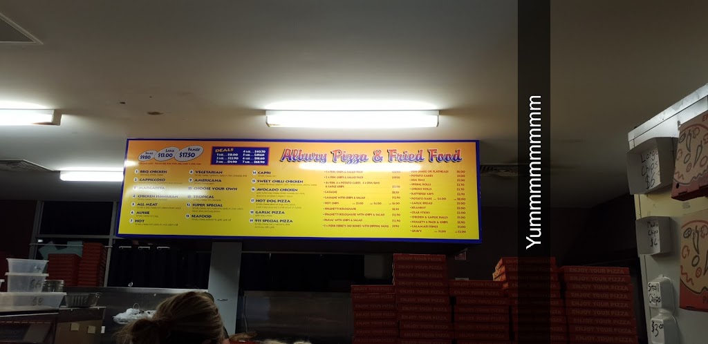 Albury Pizza & Fried Food | meal delivery | 338 Kaitlers Rd, Springdale Heights NSW 2641, Australia | 0260405396 OR +61 2 6040 5396
