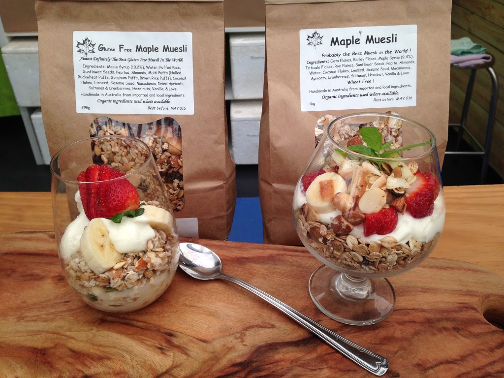 Maple Muesli / Sunshine Coast | 70 Valdora Rd, Yandina QLD 4561, Australia | Phone: 0413 844 623