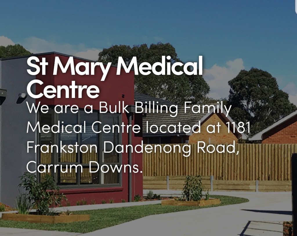 St Mary Medical Centre | hospital | 1181 Frankston - Dandenong Rd, Carrum Downs VIC 3201, Australia | 0387708888 OR +61 3 8770 8888