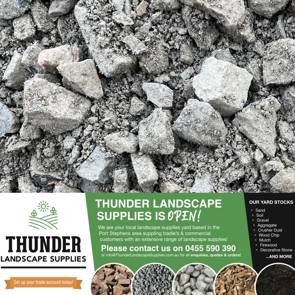 Thunder Landscape Supplies | 450 Masonite Rd, Heatherbrae NSW 2324, Australia | Phone: 0455 590 390