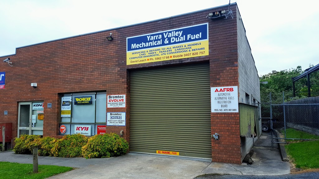 Yarra Valley Mechanical & Dual Fuel | car dealer | 2/2 Old Lilydale Rd, Healesville VIC 3777, Australia | 0359621788 OR +61 3 5962 1788