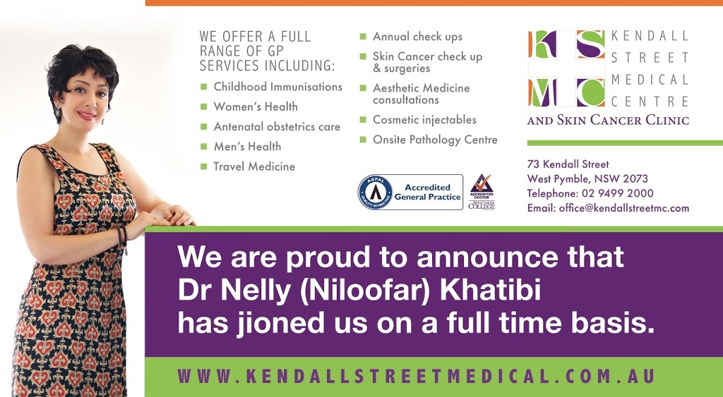 Khatibi Nelly DR | doctor | 1/73 Kendall St, West Pymble NSW 2073, Australia | 0294992000 OR +61 2 9499 2000