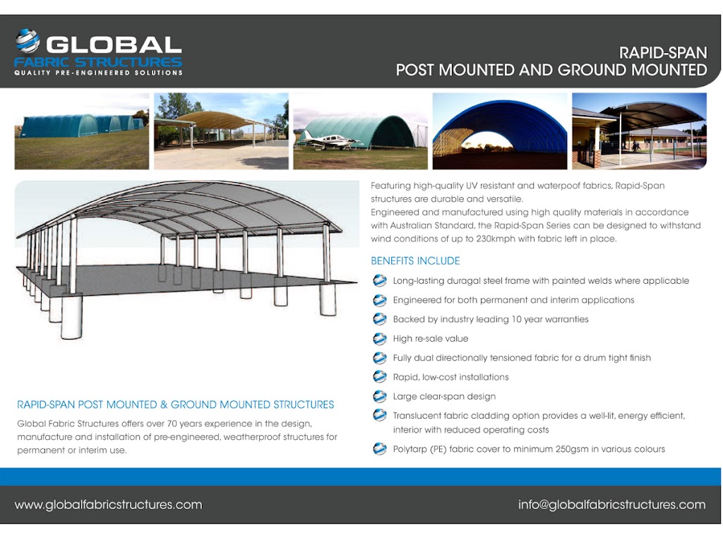 Global Fabric Structures | Unit 14/15 John Duncan Ct, Varsity Lakes QLD 4227, Australia | Phone: (07) 5587 7000
