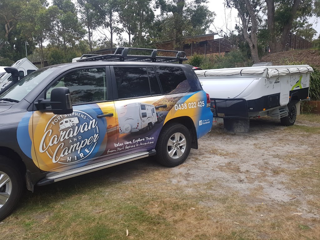 Port Stephens Caravan & Camper Hire | 122 Sandy Point Rd, Corlette NSW 2315, Australia | Phone: 0438 022 425