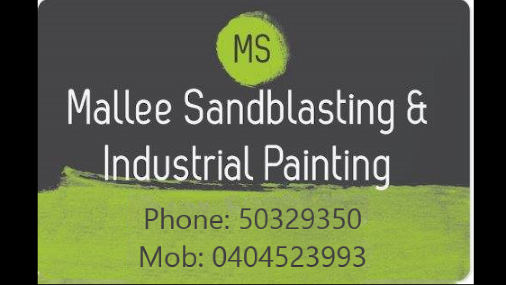 Mallee Sandblasting & Industrial Painting | 87 Cygnet Ln, Murray Downs NSW 3585, Australia | Phone: 0404 523 993