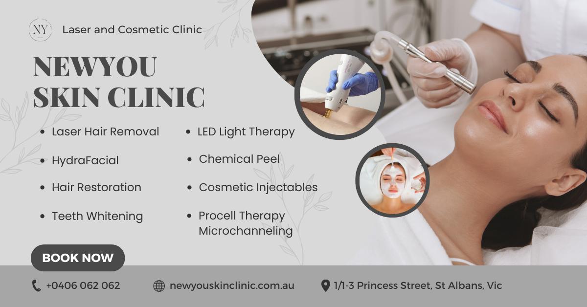 NewYou Skin Clinic | Shop 1/1-3 Princess Street, St Albans VIC 3021, Australia | Phone: 0406 062 062