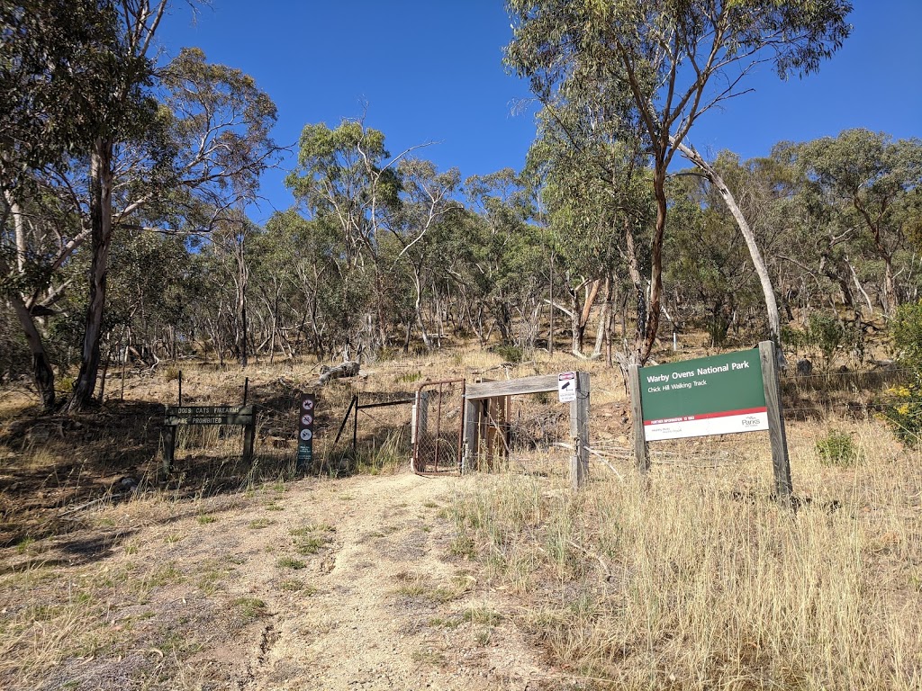 Chick Hill Track Trailhead | 196 Taaffe Rd, Glenrowan VIC 3675, Australia