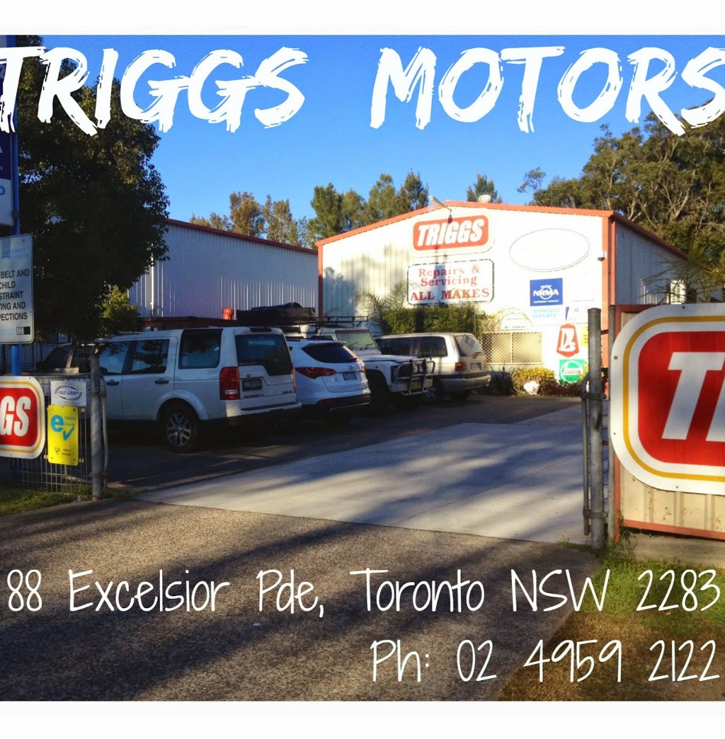 Triggs Motors | 88 Excelsior Parade, Toronto NSW 2283, Australia | Phone: (02) 4959 2122