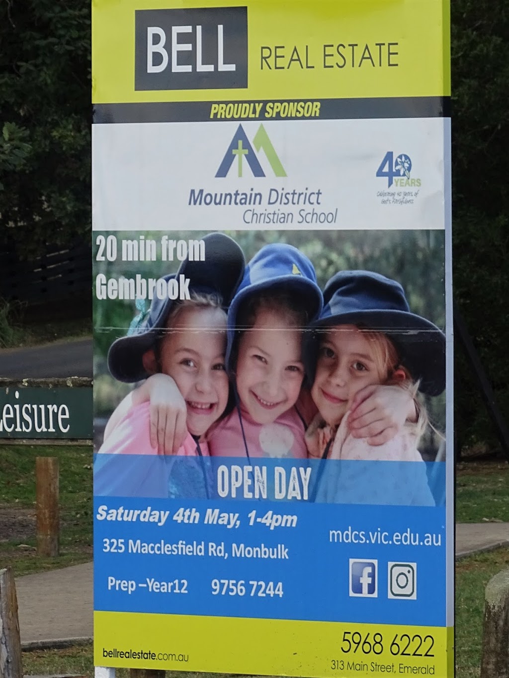 Mountain District Christian School | school | Macclesfield Rd, Monbulk VIC 3793, Australia | 0397567244 OR +61 3 9756 7244
