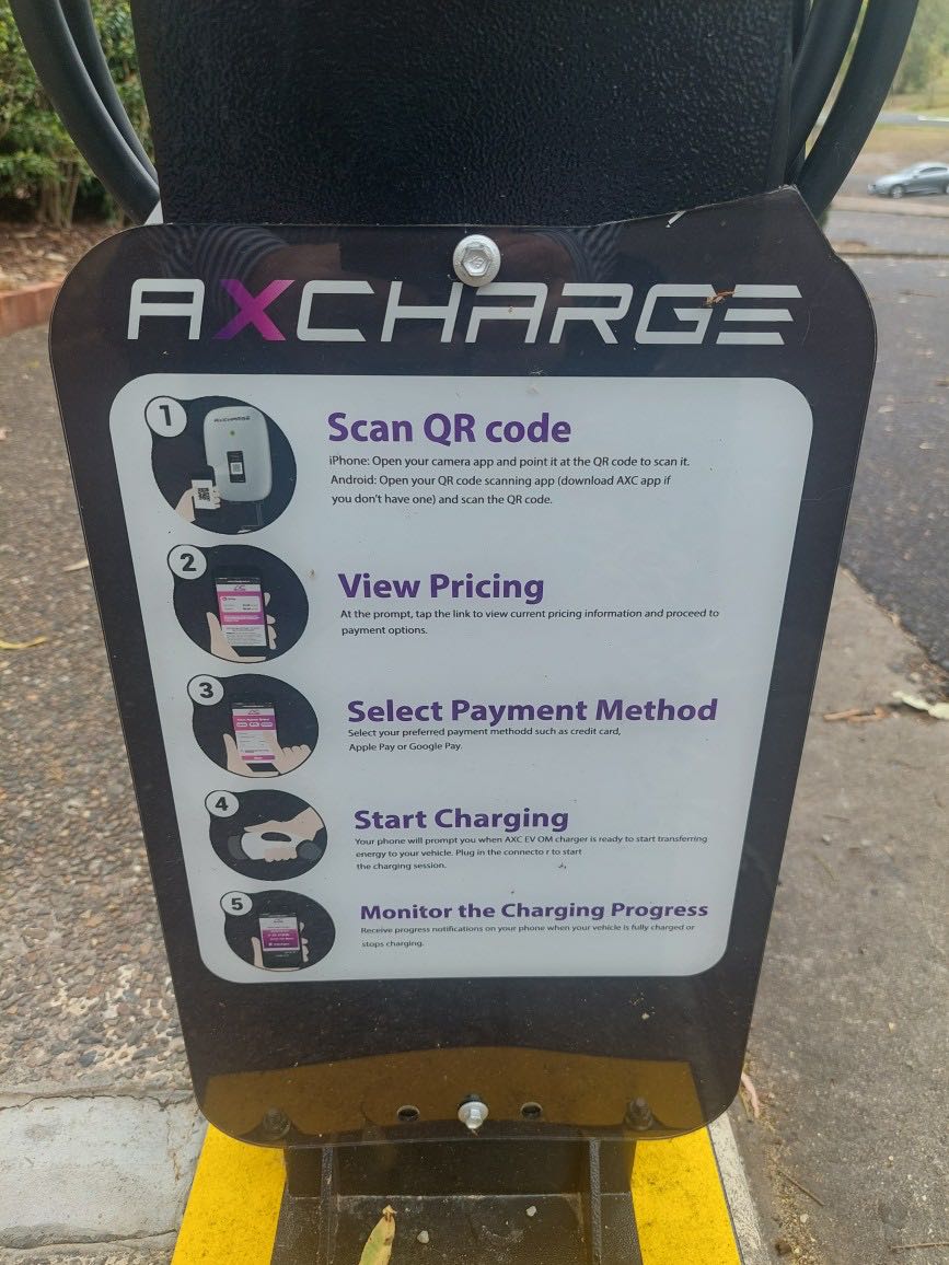 AXCharge Charging Station | 1 Routley Dr, Kooralbyn QLD 4285, Australia | Phone: 1800 866 999