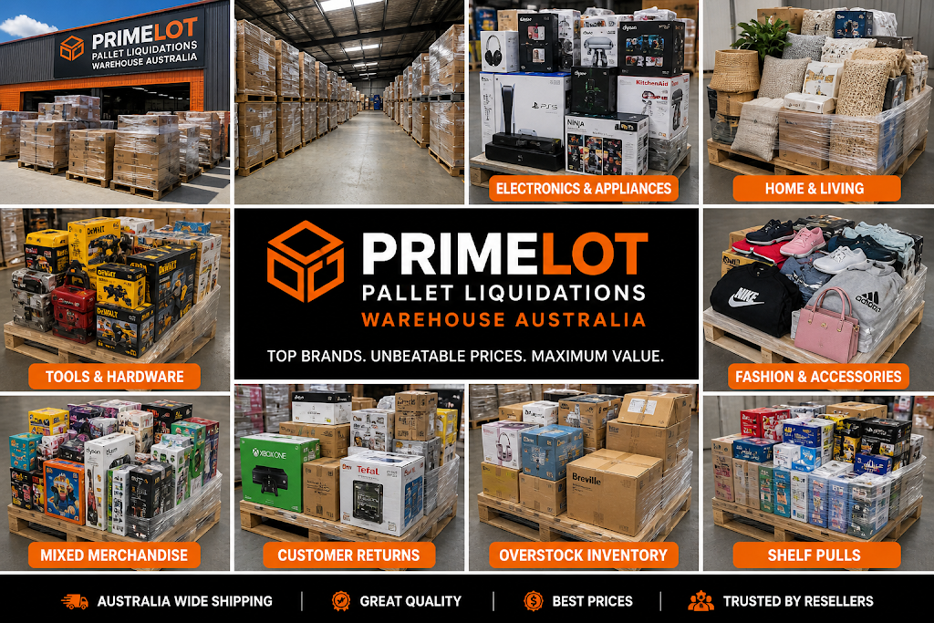 PrimeLot Pallet Liquidations Warehouse Australia | 26 Laverick Ave, Tomago NSW 2322, Australia | Phone: 0468 207 298