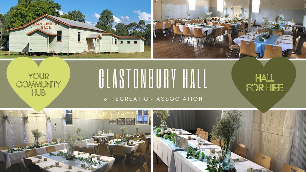 Glastonbury Hall & Recreation Association |  | 1329 Glastonbury Rd, Glastonbury QLD 4570, Australia | 0414912809 OR +61 414 912 809