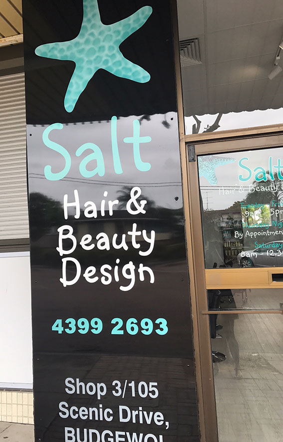 Salt Hair and Beauty Design | hair care | Shop 3/105 Scenic Dr, Budgewoi NSW 2262, Australia | 0243992693 OR +61 2 4399 2693
