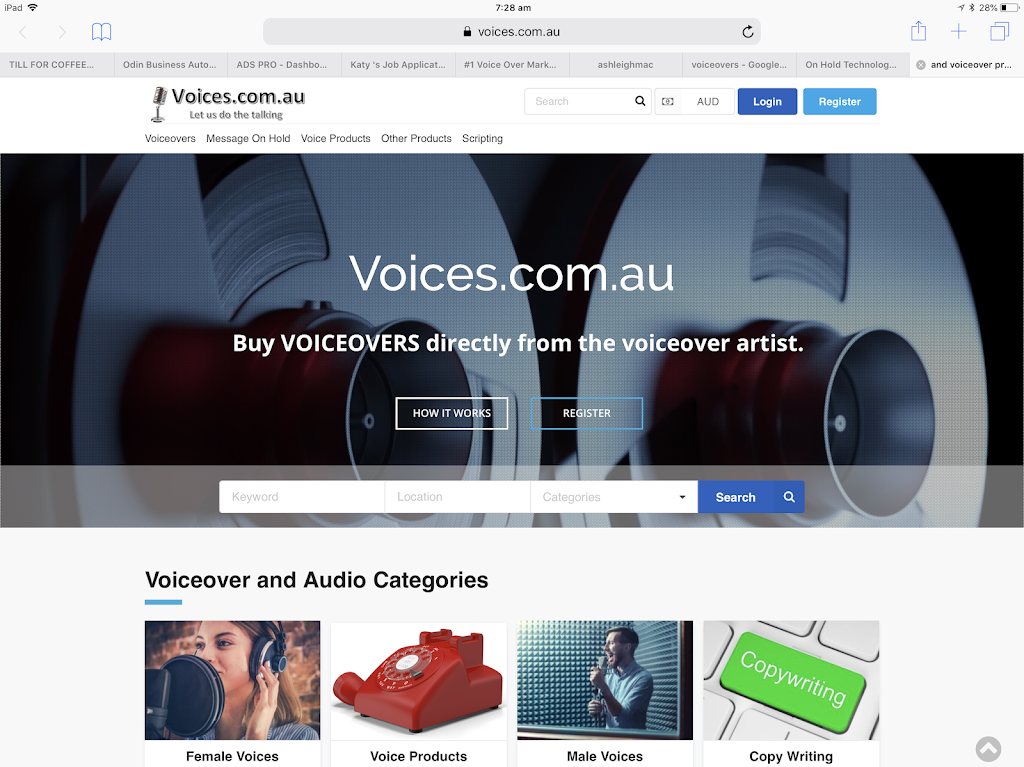 On Hold Technology Pty. Ltd. - Voices.com.au | 123 Lansdowne Way, Chuwar QLD 4306, Australia | Phone: 0412 777 072