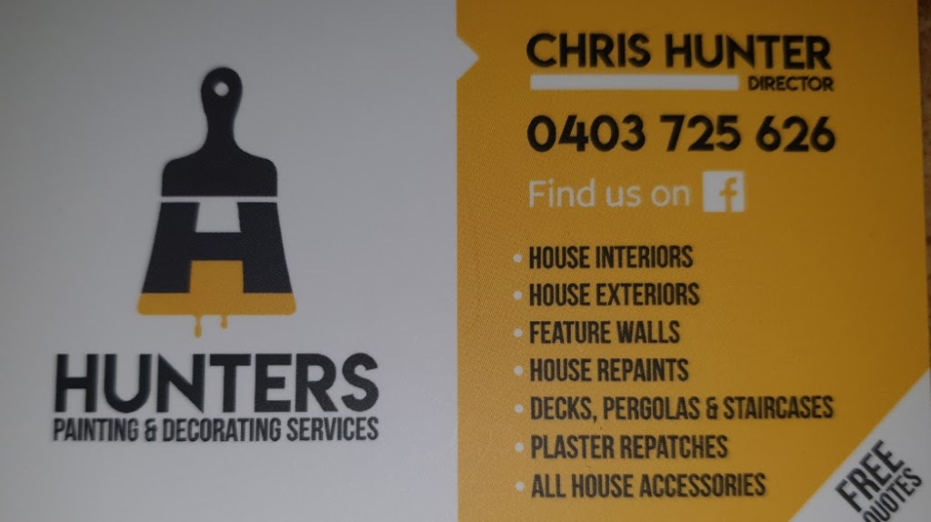 Hunters Painting & Decorating Services | painter | 14 Glismann Rd, Beaconsfield VIC 3807, Australia | 0403725626 OR +61 403 725 626