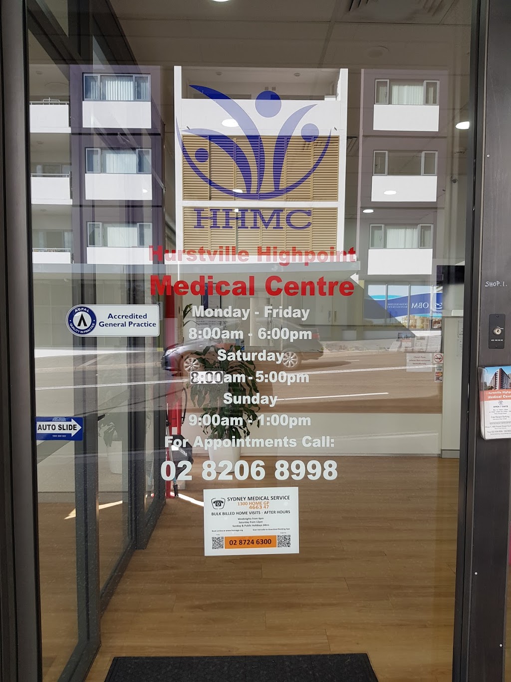 Hurstville Highpoint Medical Centre | doctor | shop 1/458-460 Forest Rd, Hurstville NSW 2220, Australia | 0280659618 OR +61 2 8065 9618