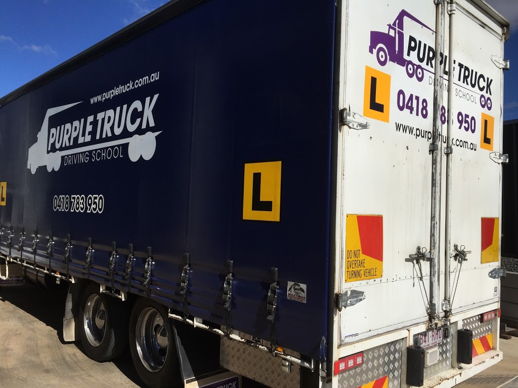 Purple Truck Driving School | 704 Greenwattle St, Harristown QLD 4350, Australia | Phone: 0418 783 950