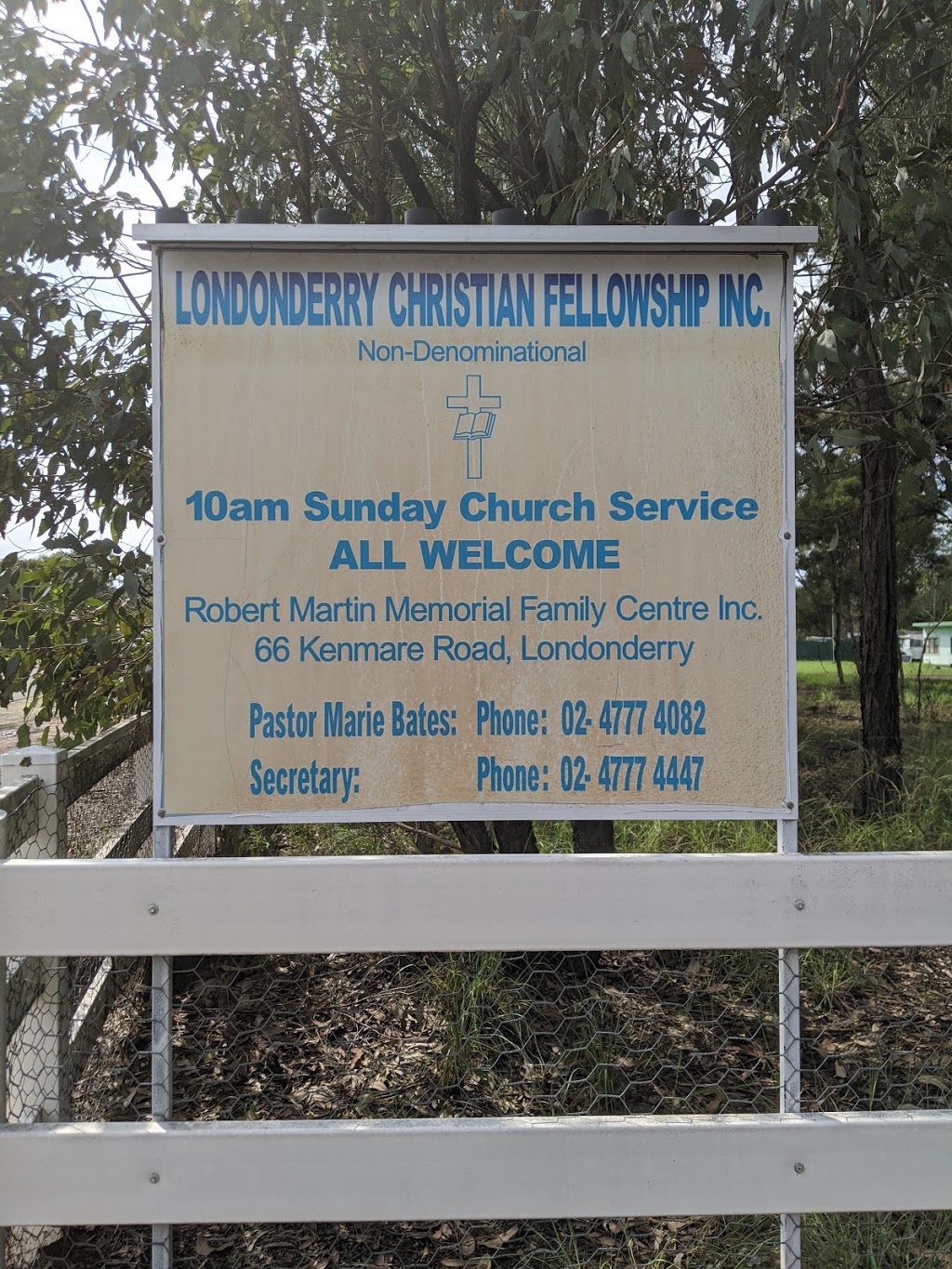 Londonderry Christian Fellowship | church | 99 Kenmare Rd, Londonderry NSW 2753, Australia
