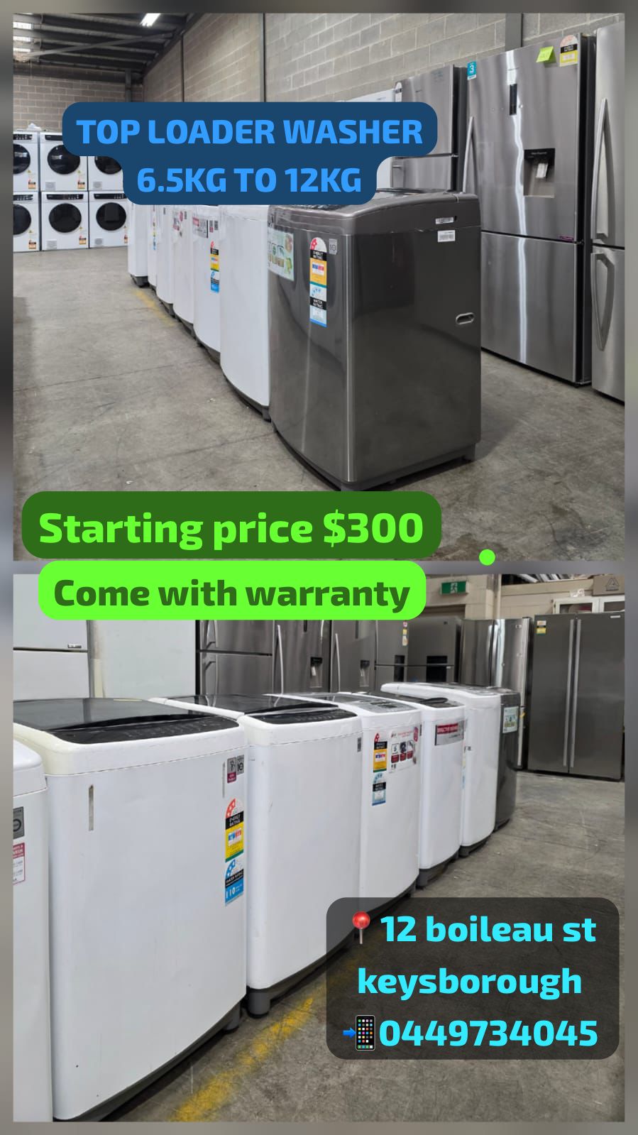 KJ HOME APPLIANCES WAREHOUSE | 2/12 Boileau St, Keysborough VIC 3173, Australia | Phone: 0406 733 781