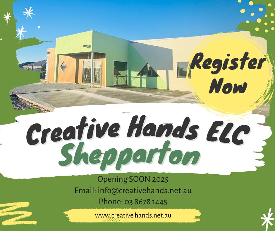 Creative Hands ELC - Shepparton | 48-54 Cezanne Dr, Shepparton VIC 3630, Australia | Phone: (03) 8678 1445