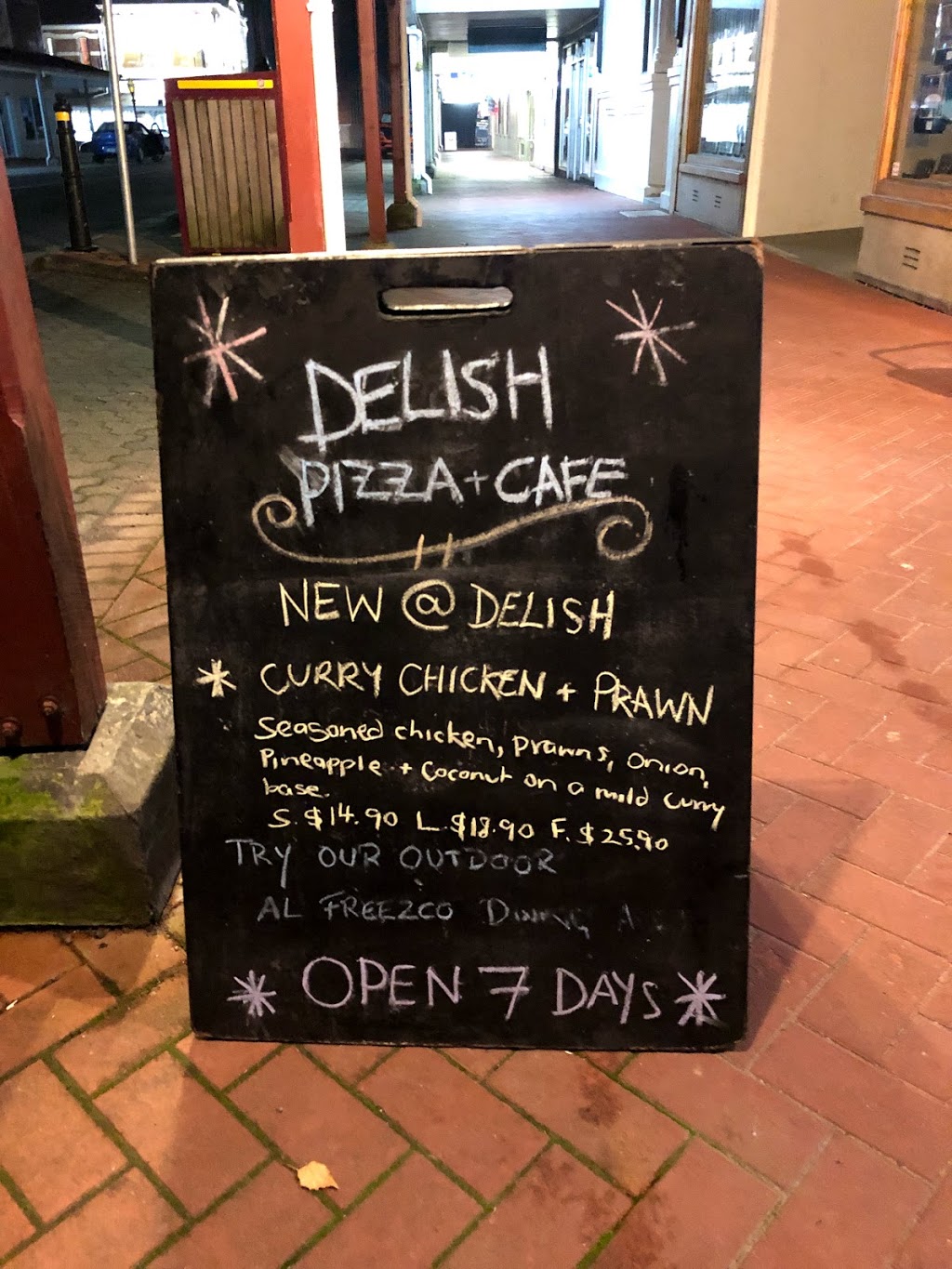 Delish Pizzeria | restaurant | 21 Orr St, Queenstown TAS 7467, Australia | 0364711898 OR +61 3 6471 1898