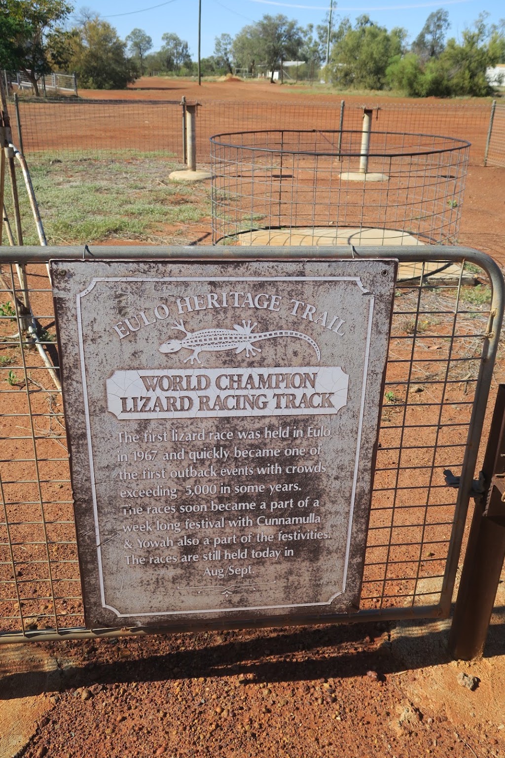 Eulo Lizard Racing Track | 56 Leo St, Eulo QLD 4491, Australia | Phone: 0401 835 124