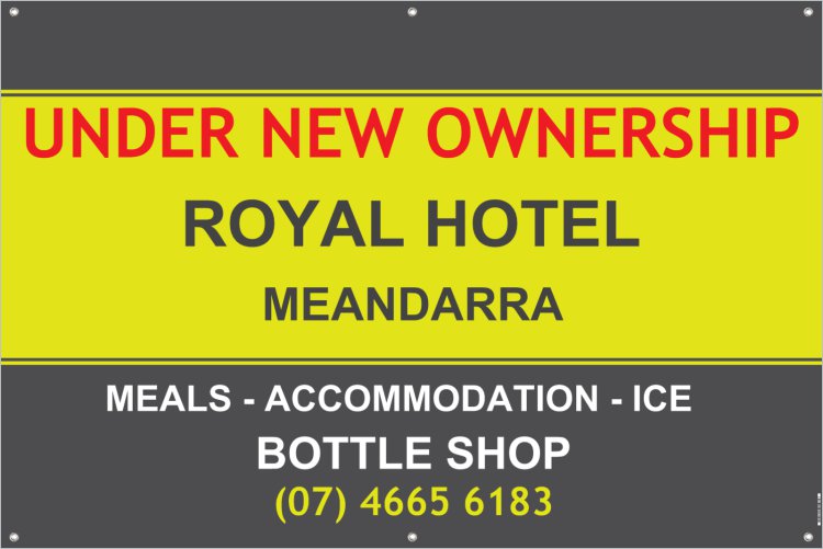 Royal Hotel Meandarra | 3 Sara St, Meandarra QLD 4422, Australia | Phone: (07) 4665 6183
