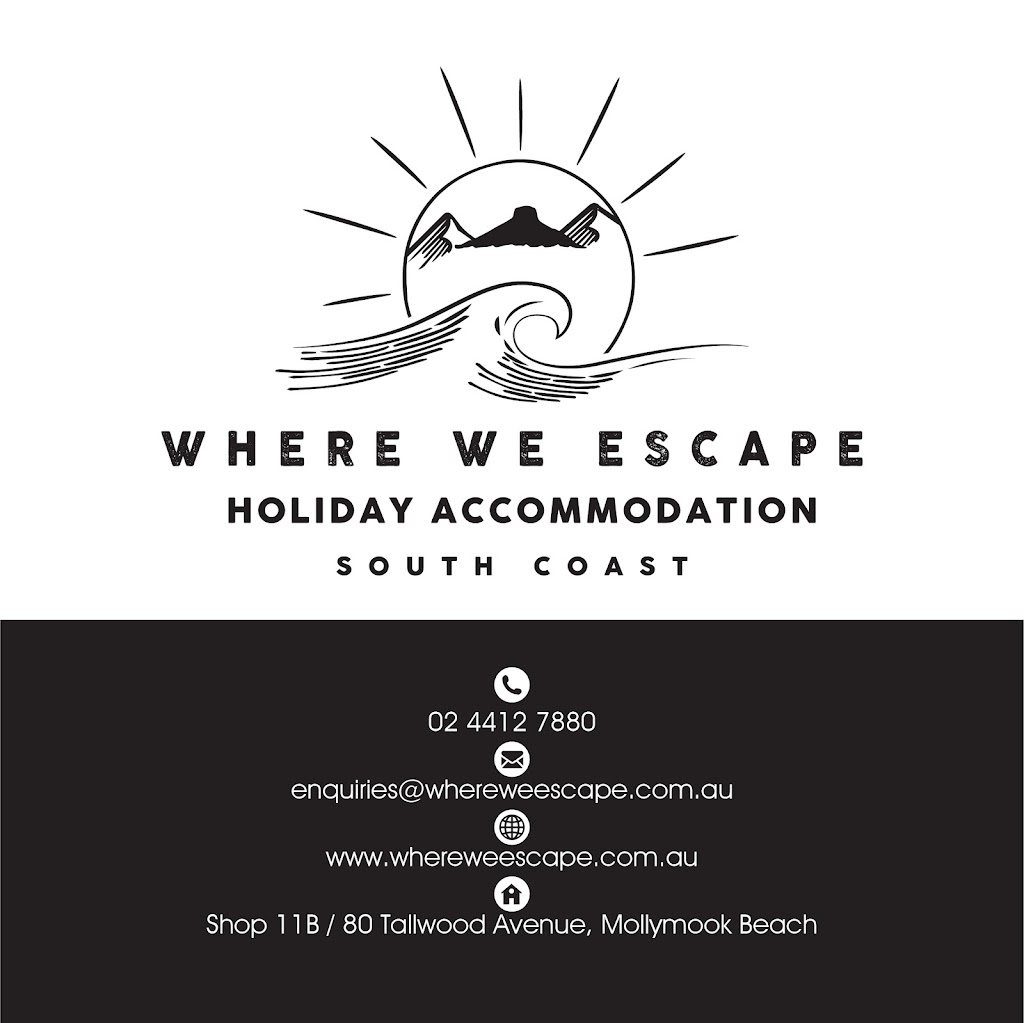 Where We Escape | travel agency | 80 Tallwood Ave, Mollymook Beach NSW 2539, Australia | 0244127880 OR +61 2 4412 7880