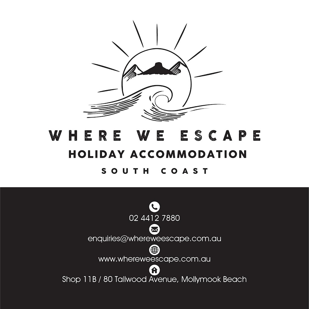 Where We Escape | 80 Tallwood Ave, Mollymook Beach NSW 2539, Australia | Phone: (02) 4412 7880