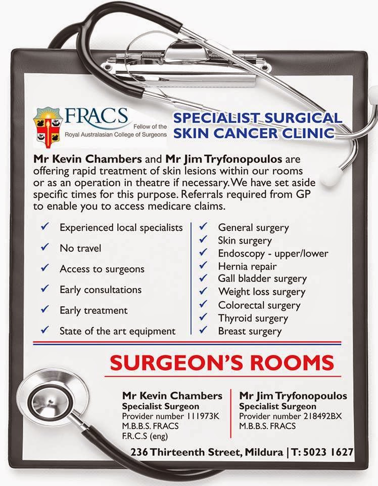 Surgeons Rooms | 236 Thirteenth St, Mildura VIC 3500, Australia | Phone: (03) 5023 1627