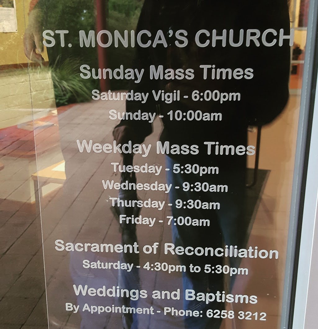 St. Monicas Parish | church | 1 Sharwood Cres, Evatt ACT 2617, Australia | 0262583212 OR +61 2 6258 3212