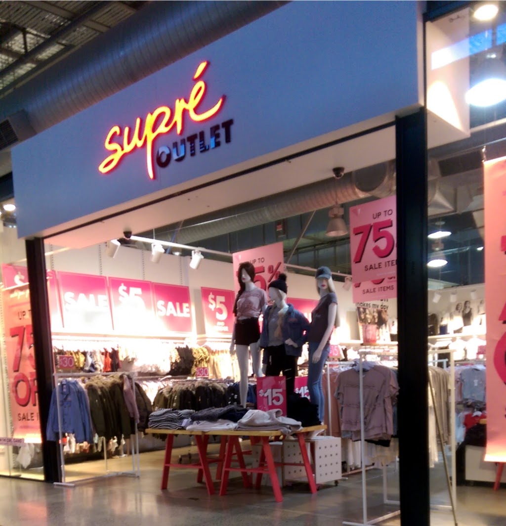 Supre | clothing store | Shop T57, Brisbane, DFO, 1 Airport Dr, Brisbane Airport QLD 4008, Australia | 0731152730 OR +61 7 3115 2730